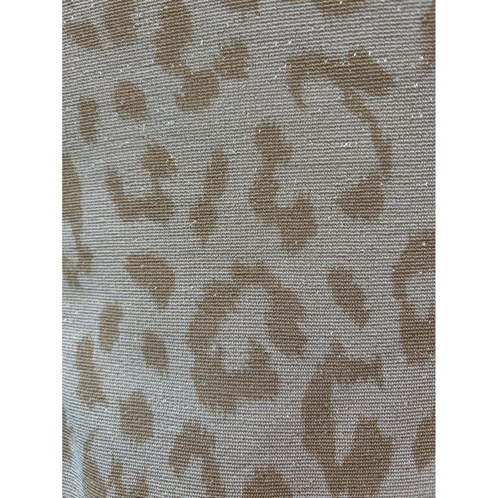 Vintage Gunne Sax Gown Corset Strapless Gold Glitter Animal Print 3/4 90s - Picture 3 of 8